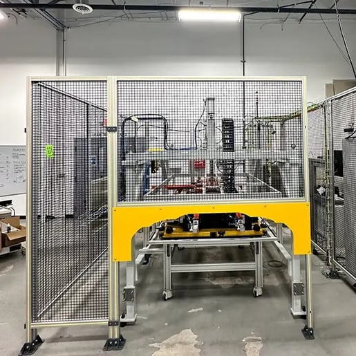 Repair bay test station for an EV part