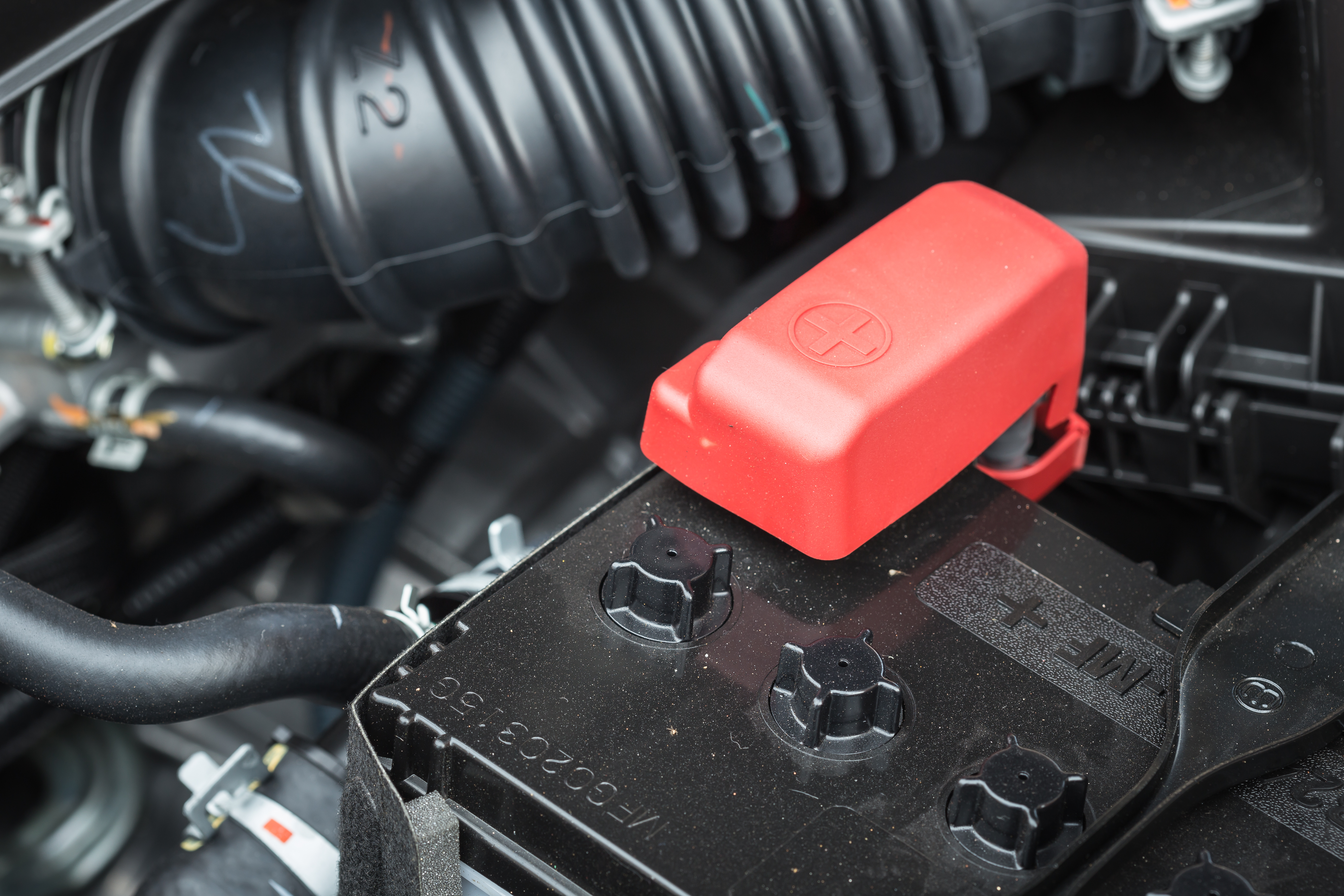 Battery in vehicle