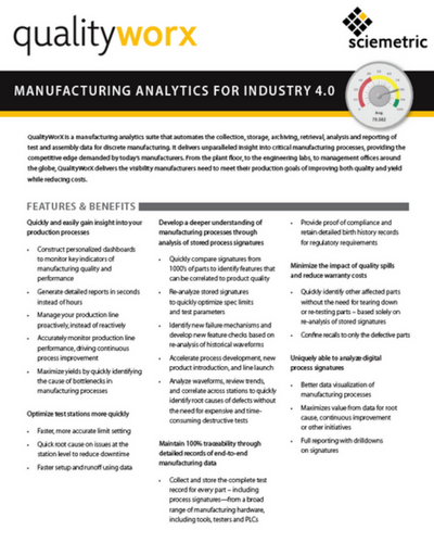 QualityWorX Datasheet Cover