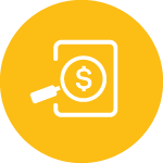 Reduce costs icon