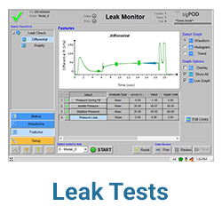 Leak test PSV screen 